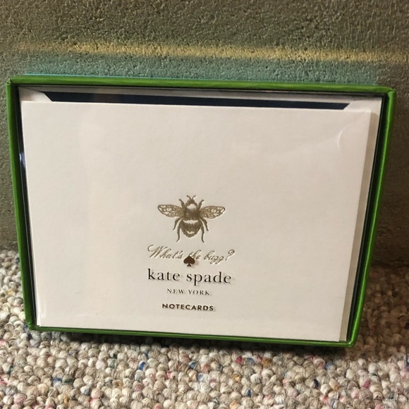 π Kate Spade β οΈ Whatβs the Buzz Notecards Set - Picture 2 of 7